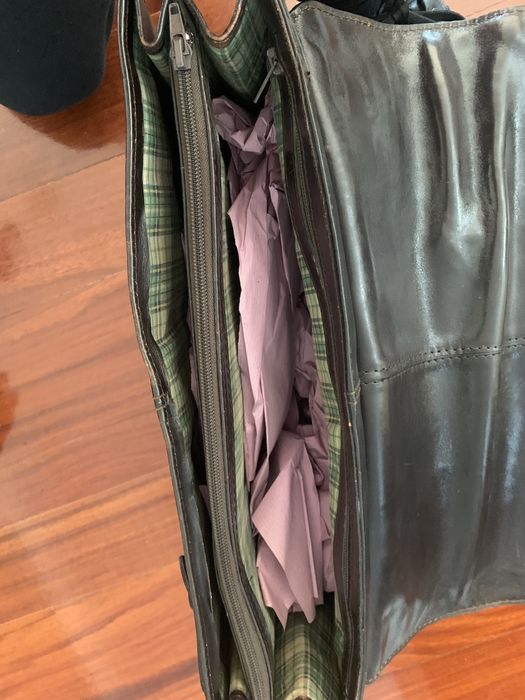 Pasta executivo em pele Bugatti