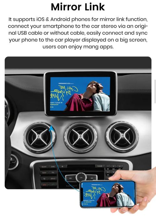 Box Upgrade Carplay e Android Auto wireless Mercedes NOVO