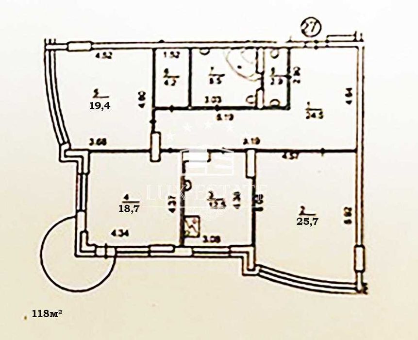 3-кімнатна квартира за адресою вул. Підвисоцького (площа 118 м²) - Atlanta.ua - фото 22