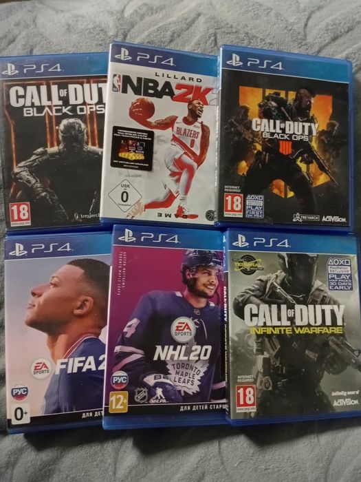 Ігрові диски на Sony playstation 4/5