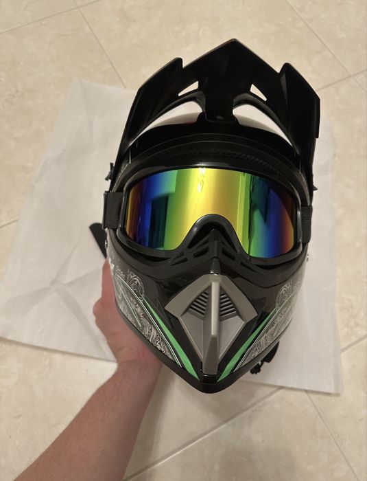 Kask fullface w rozmiarze S