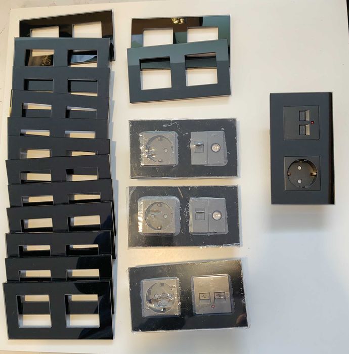 Aparelhagem elétrica tomadas, interruptores (Efapel e outros)