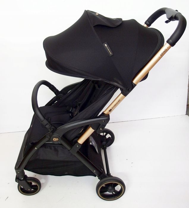 kinderkraft apino lekki wózek spacerowy raven black do 22 kg