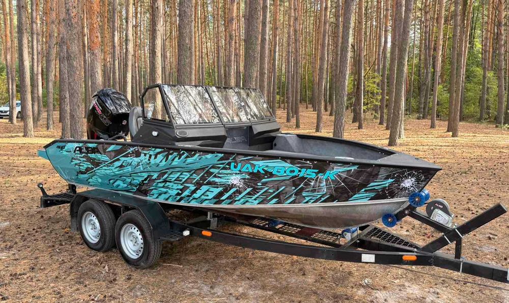 Човен Alba Boat 460 DC 2024 з двигуном Mercury Pro XS 115 + лафет