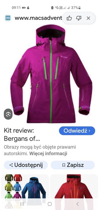 Bergans kurtka softshell M