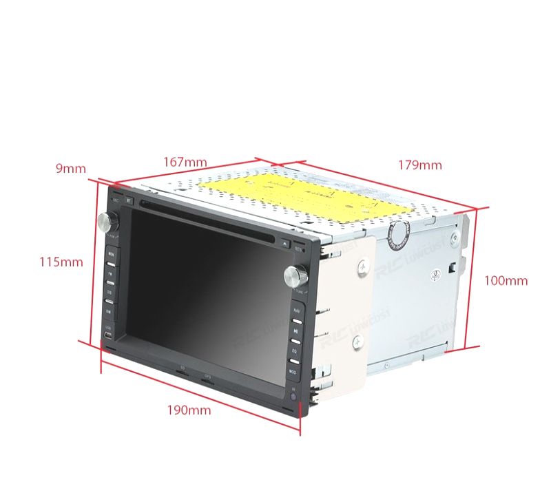 AUTO RADIO GPS ANDROID 10 PARA VOLKSWAGEN VW 7" USB GPS TACTIL HD