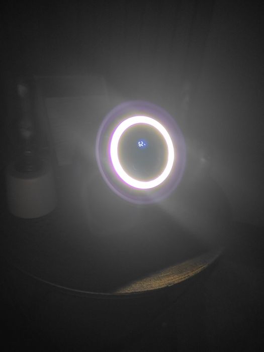 Mini Ventilador Inteligente Portátil com LED - Novo e Silencioso