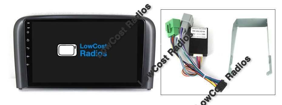 Auto Rádio 9' VOLVO S80 (2004 a 2010) | GPS ANDROID BT USB APPS WIFI