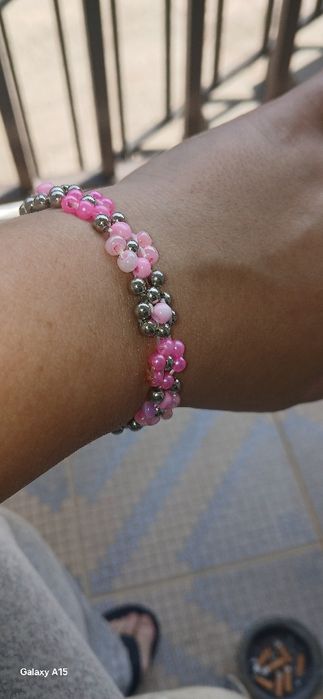 Pulseiras de flores