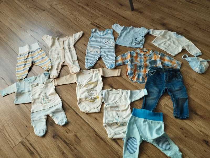 Mix ubrań dla niemowlaka 56