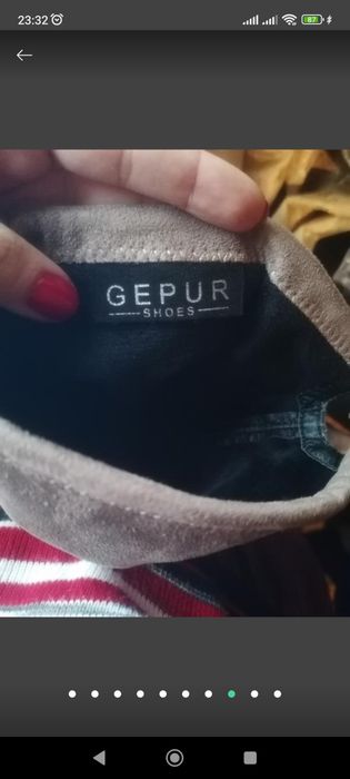 Ботфорти замшеві фірми Gepur