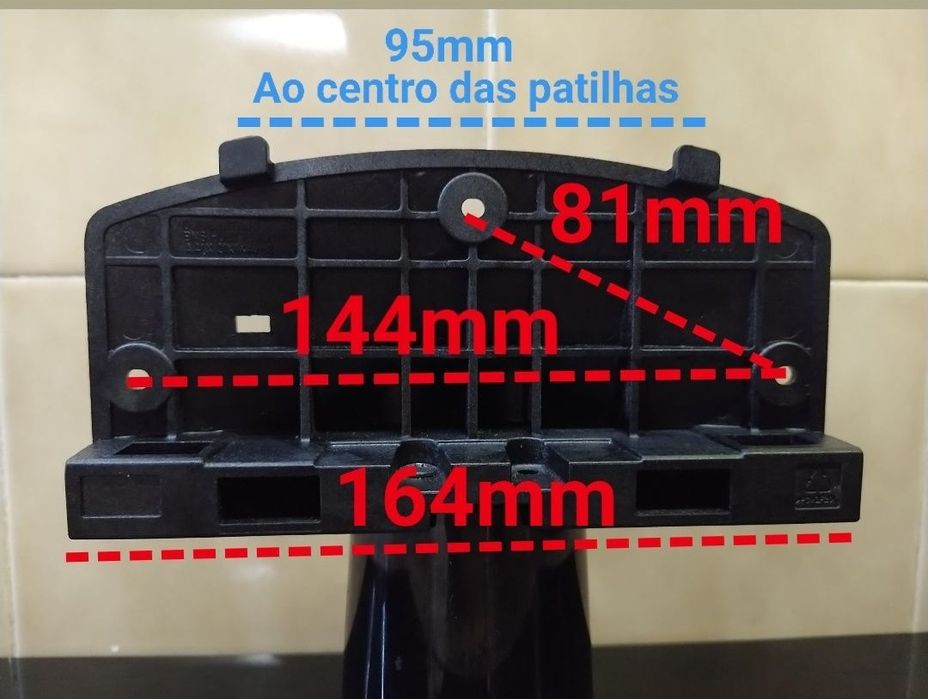 Suporte pé para TV Samsung 32 in casa quarto apartamento vivenda escritório gabinete carro cozinha.