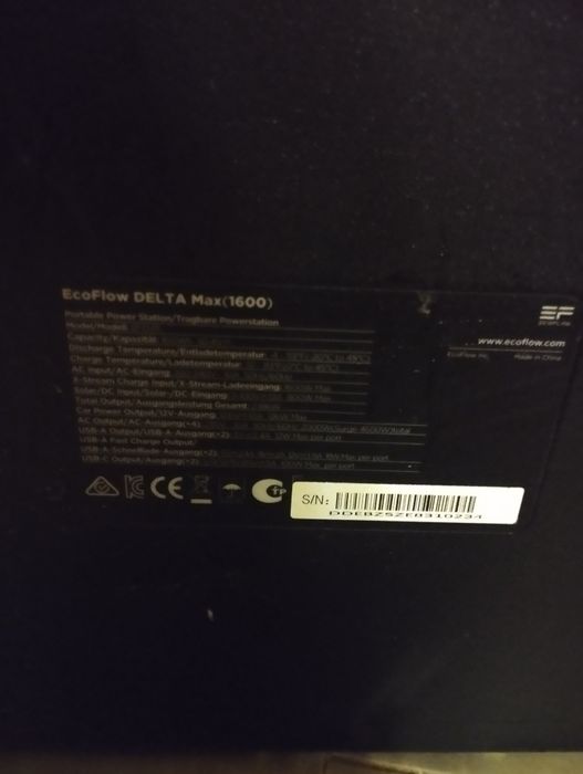 Продам зарядную станцию EcoFlow DELTA Max.