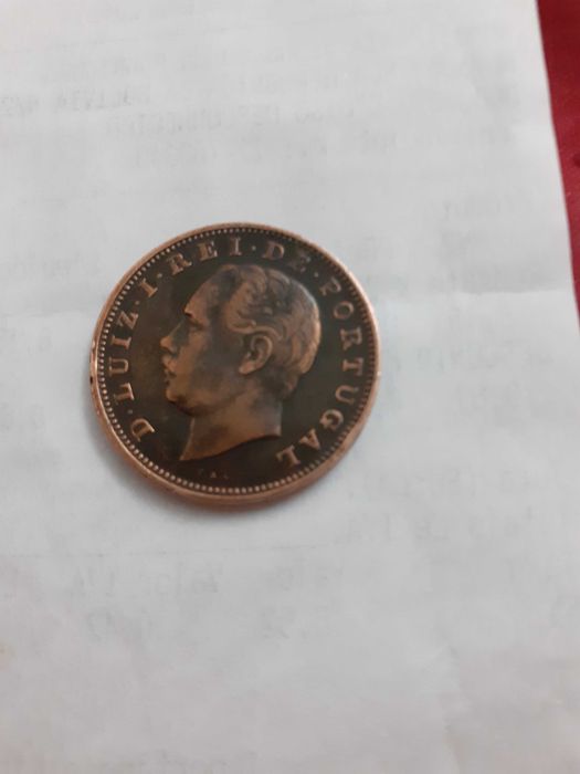 Coin of King Luiz I, 20 Reis, 1883