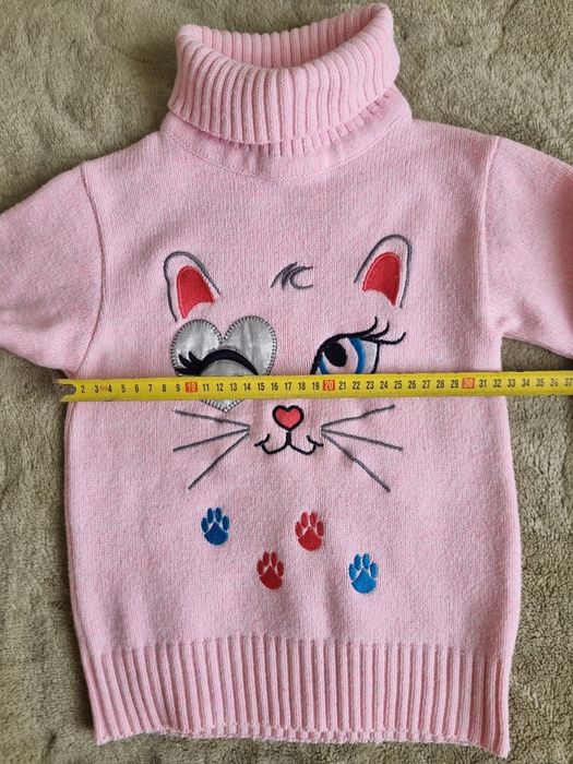 Тепла кофта гольф на дівчинку