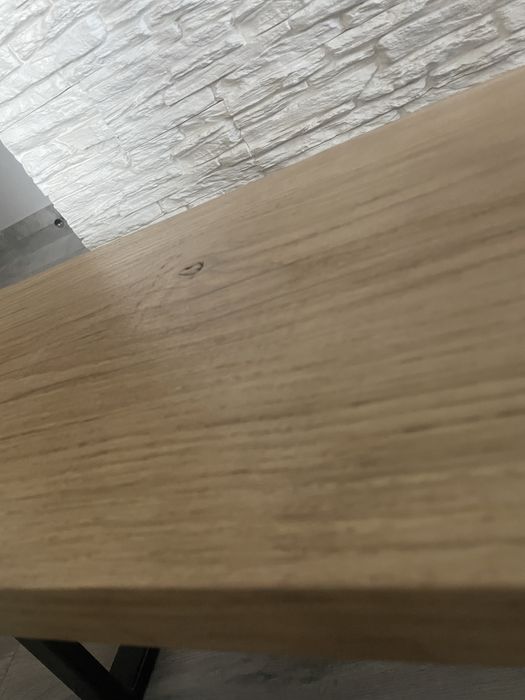 Stolik kawowy z litego dębu loft