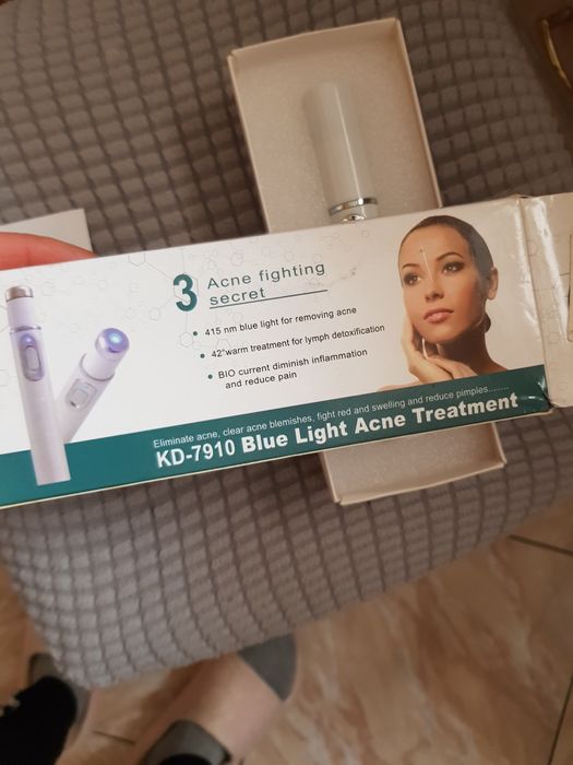 Długopis  Niebieskie światło leczące  trądzik,  żylaki