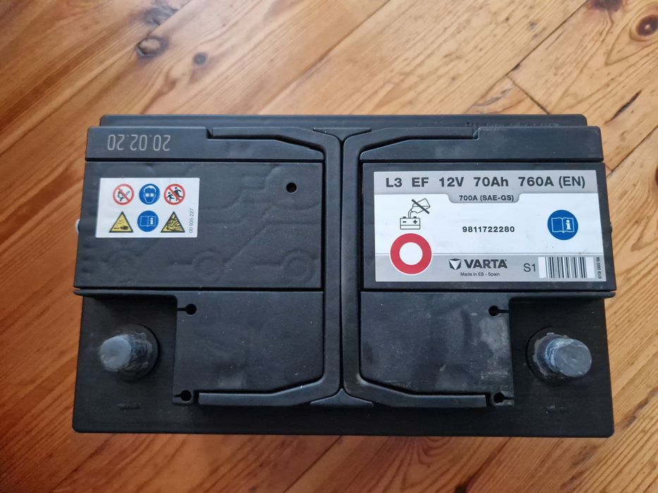 Akumulator Varta  70ah 760A 12V EBF