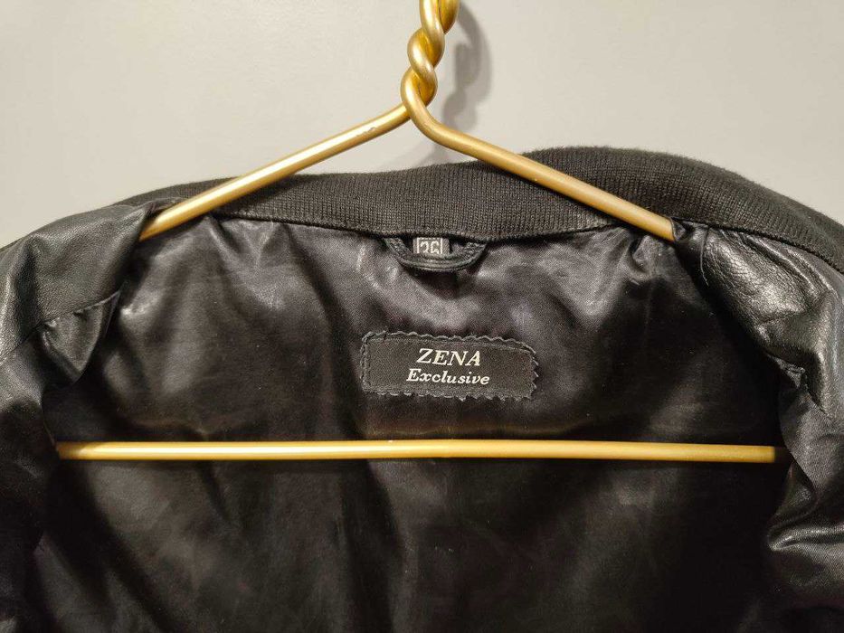 Коротка шкіряна куртка (натуральна шкіра) XS