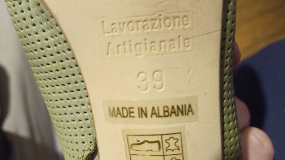 buty Venezia rozmiar 39. , skóra damskie  oliwkowy kolor