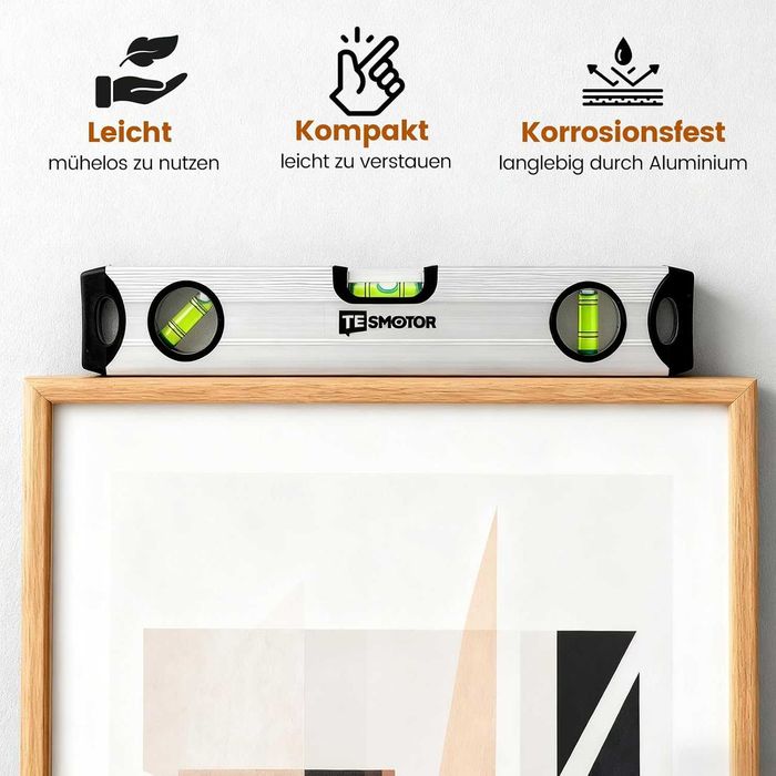 Zestaw narzędzi – 6 elementów z młotkiem, miarką, poziomicą, ołówkiem