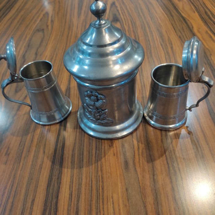 Peças decorativas em estanho puro