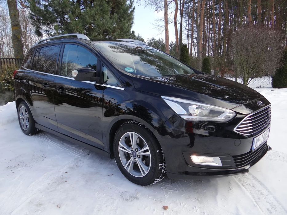 Ford Grand C-MAX 1.5 150KM Titanum Bi- Xenon Navi Led Klimatronik Serwisowany z Niemiec