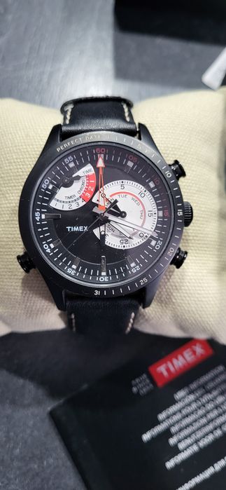 Timex quartz chrono - czarny