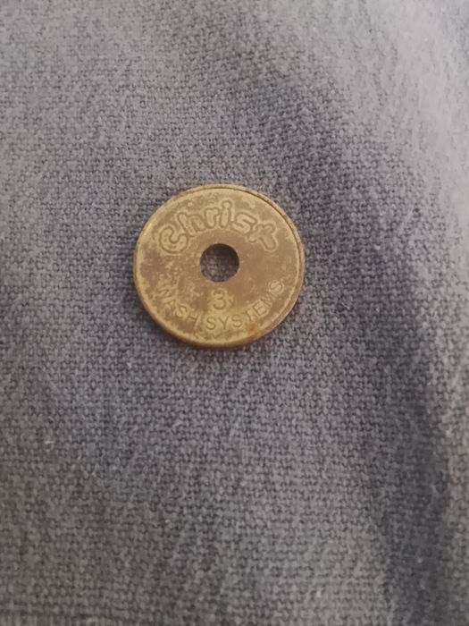 Moeda antiga com um foro