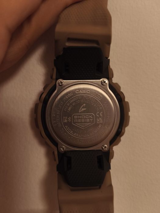 Casio G-Shock GBA-900 Bege com Bluetooth – Excelente estado