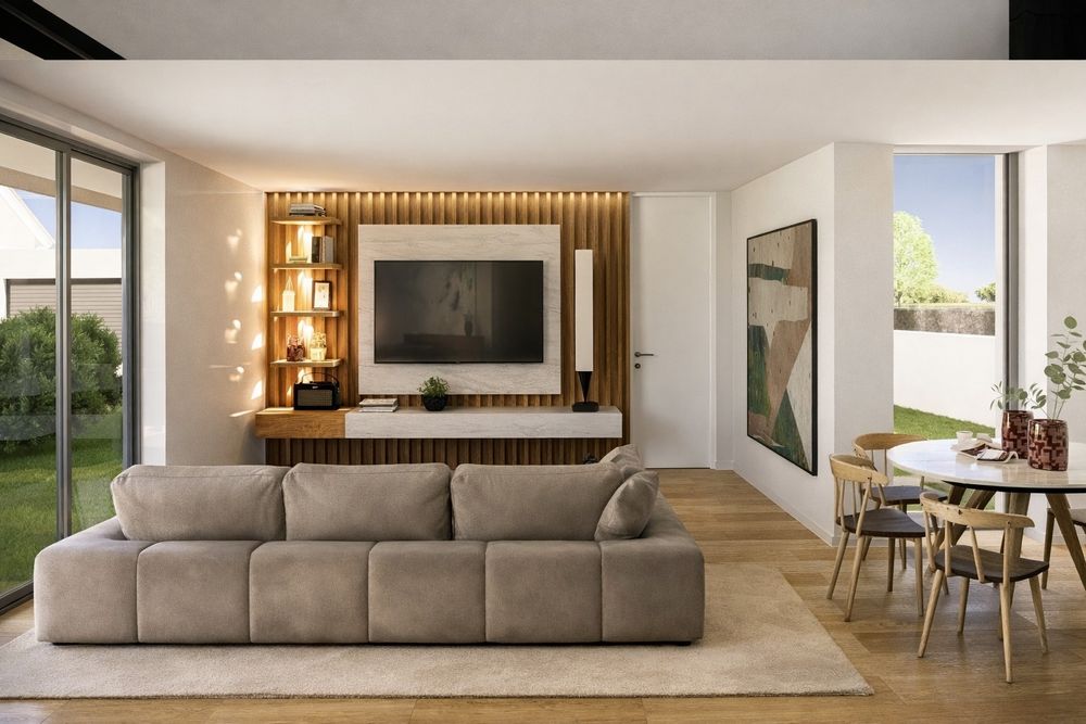 Moradia T2 nova, em construção