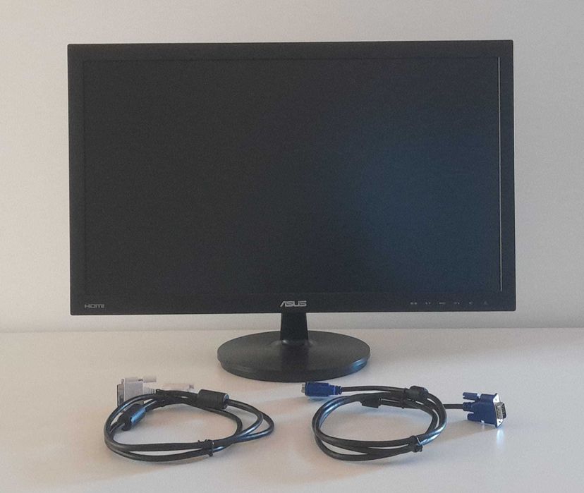 Monitor Asus 60Hz 27" + cabos VGA/DVI