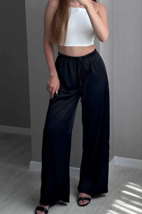 Жіночі атласні штани