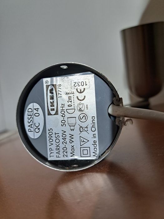 Aplique IKEA de parede