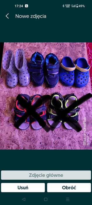 Sprzedam kalosze r.23,adidaski r.28,sandałki