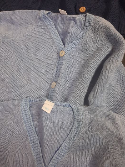 Quispos e casacos malha bebé gémeos 0-12meses