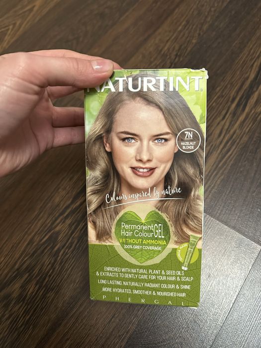 Натуральна крем фарба для волосся без аміаку та окислювача веганська