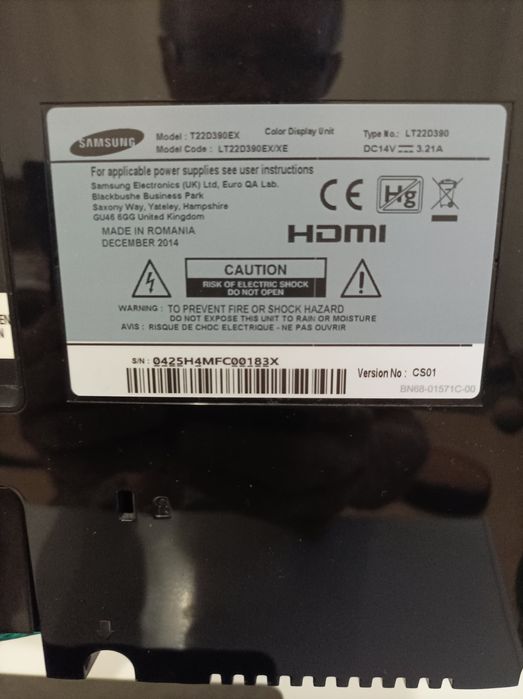 TV Монітор Samsung 22