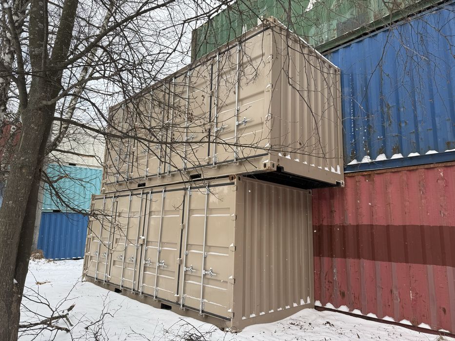 Морський контейнер 20 футів !ЕКСКЛЮЗИВ! БОКОВІ ДВЕРІ (OPEN SIDE)