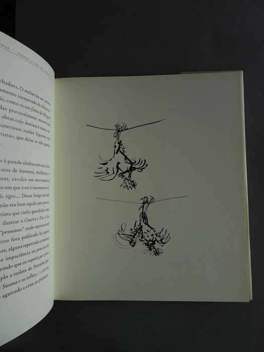 Livro Júlio Pomar Desenhos para Guerra e Paz de Tolstoi