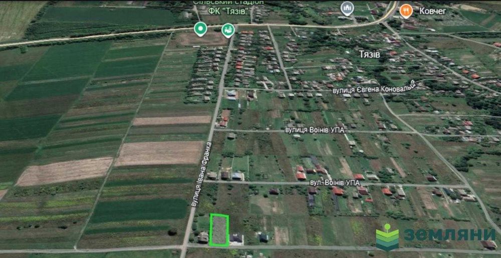 Продається земельна ділянка 15,29 сотки в с. Тязів, урочище Біля писаря (5)