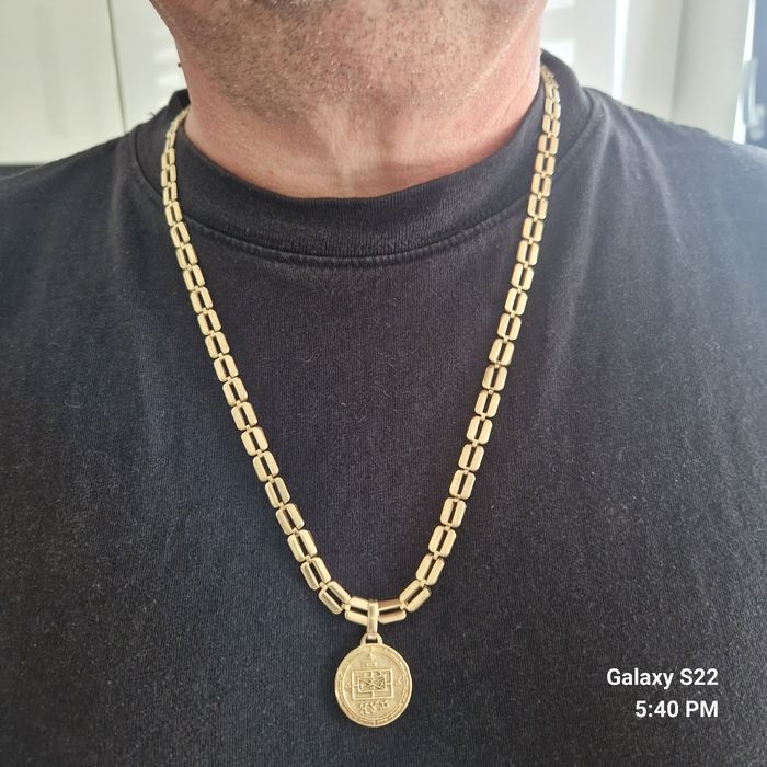 Złoty łańcuch i bransoleta 33,10g Łańcuszek 24.5g, bransoleta 8.6g 14K