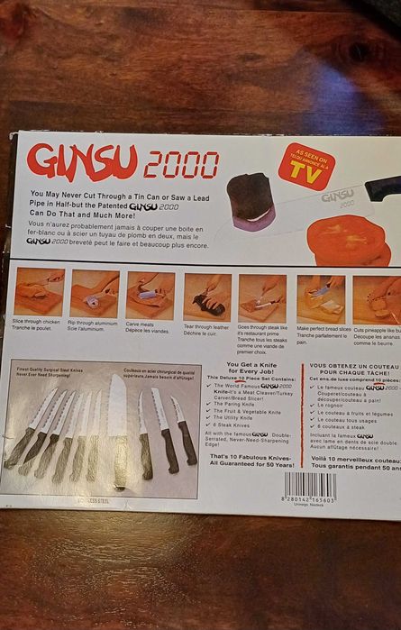 Noże GINSU 2000 - stainless stel - zestaw 10 noży - nóż do STEKA