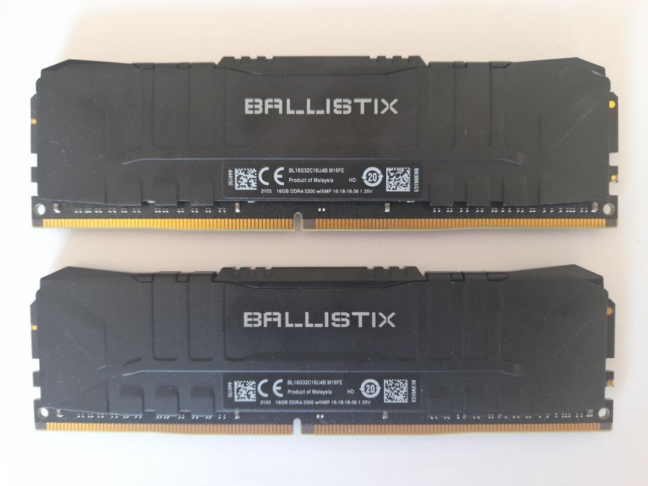 RAMs Crucial Ballistix 32GB [Ler Descrição]64740688522371124
