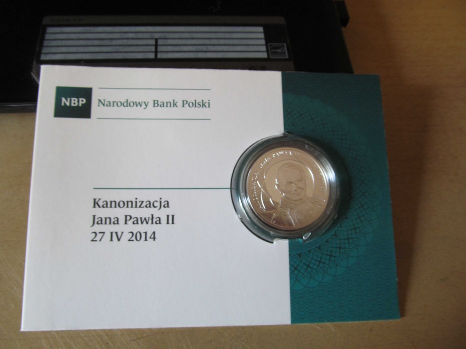 10zł Kanonizacja Jana Pawła II-srebro/mennicza