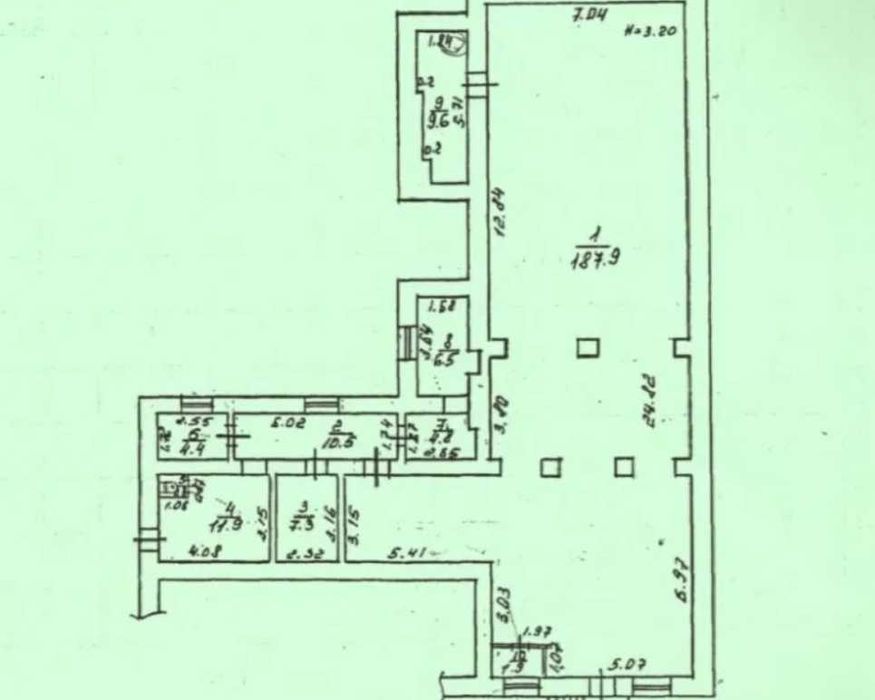 Фасад 245 м², Соборная площадь под магазин.
