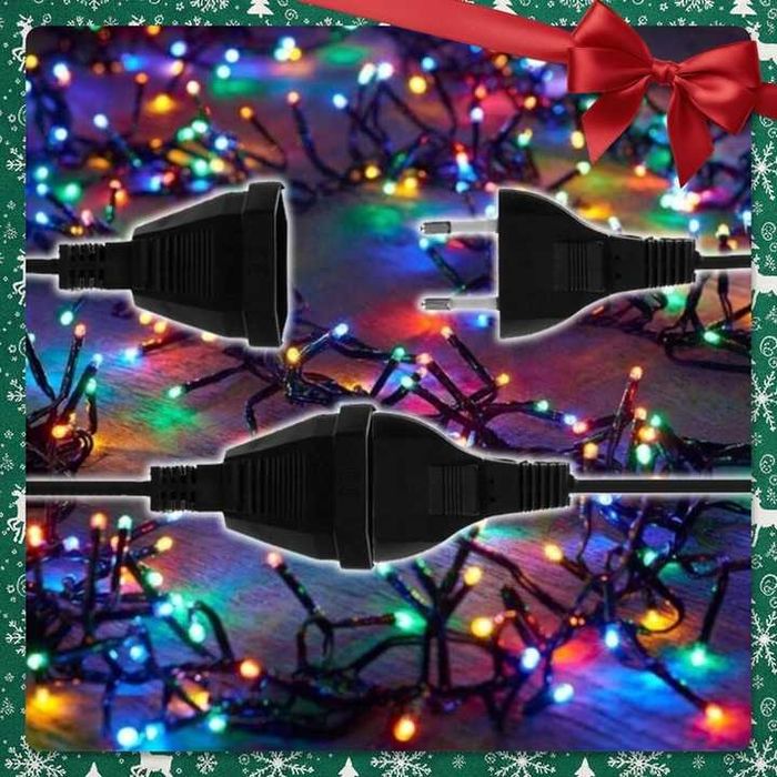 Lampki Choinkowe 500 Led 35m Multikolor 8 Trybów Programator Ip44