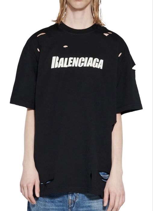 T-shirt Balenciaga destroyed tee viperr 9mice kai angel