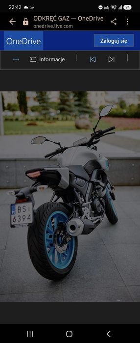 Wypożyczalnia Motocykli 125cm