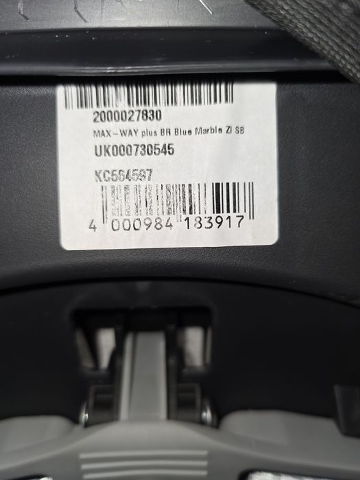Britax romer max way plus blue marbel